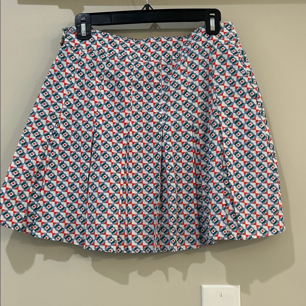 Anthropologie Geometric Patterned Skirt